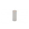 BOUGIE CIRE LED RUSTIQUE TIMER BLANCHE 7.5CM X 17.5CM