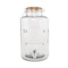 LIMONADIER VERRE 8LITRES 21.5X21.5X36CM