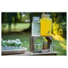 LIMONADIER VERRE 8LITRES 21.5X21.5X36CM