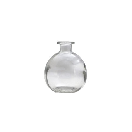 VASE BOULE TRANSPARENT 12.5 CM X 14.5 CM 