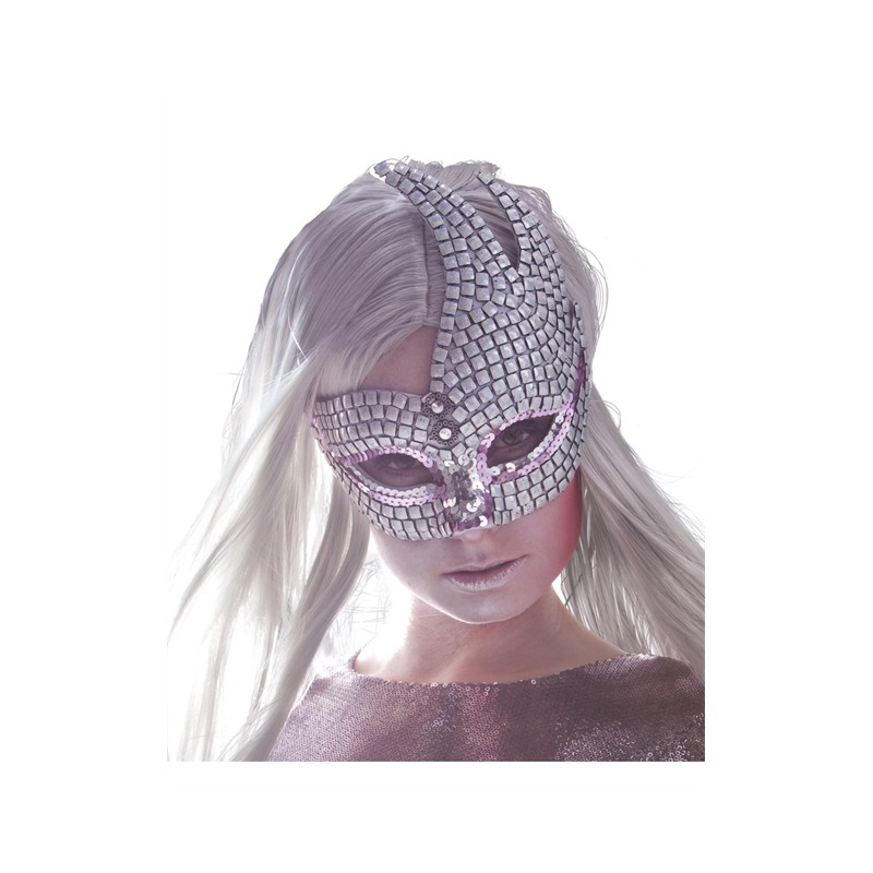 DEMI-MASQUE VENITIEN ARGENT 