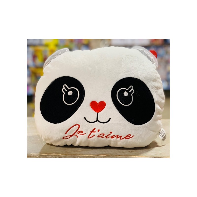 COUSSIN PELUCHE PANDA 30 CM 