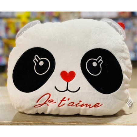 COUSSIN PELUCHE PANDA 30 CM 