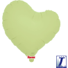 BALLON METALLIQUE COEUR JELLY VERT PASTEL 35 CM 14" BALLON METALLIQUE COEUR JELLY VERT PASTEL 35 CM 14"