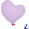 BALLON METALLIQUE COEUR JELLY LAVENDE 35 CM 14"