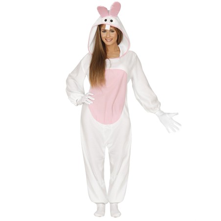 DEGUISEMENT LAPIN BLANC UNISEXE TAILLE UNIQUE