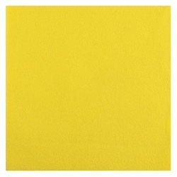 25 SERVIETTES RAINBOW ARLAID JAUNE  40 X 40 CM 
