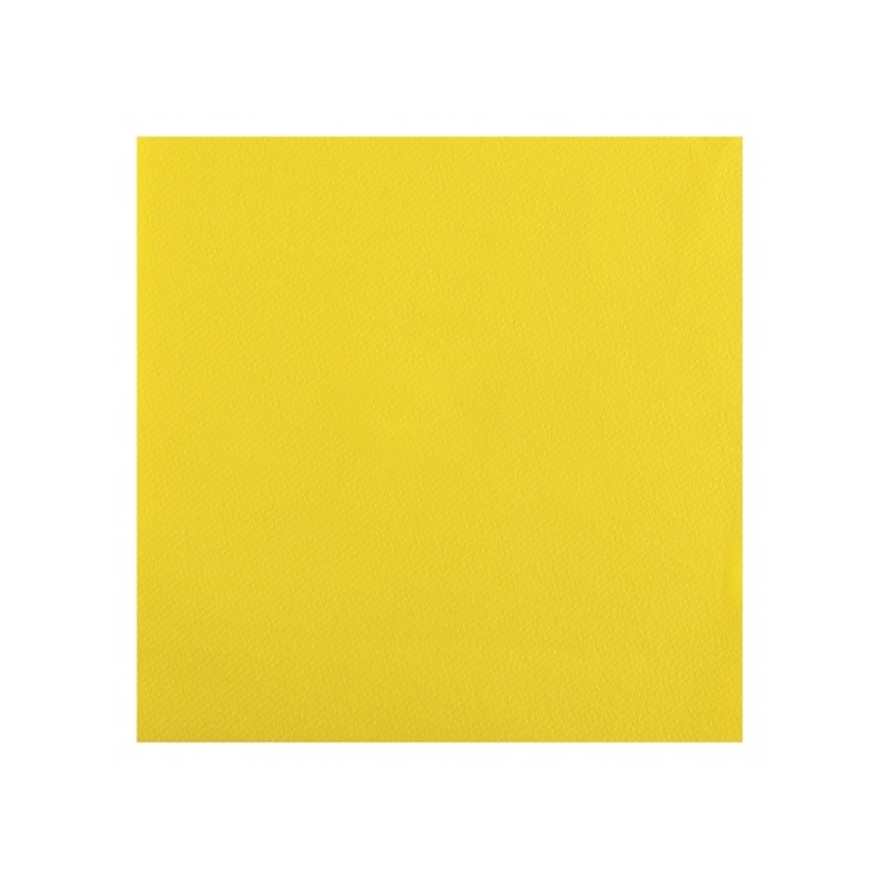 25 SERVIETTES RAINBOW ARLAID JAUNE  40 X 40 CM 