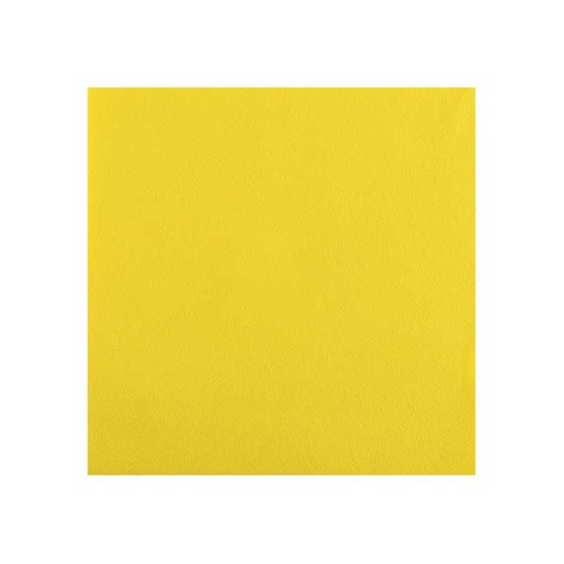 25 SERVIETTES RAINBOW ARLAID JAUNE 40 X 40 CM 