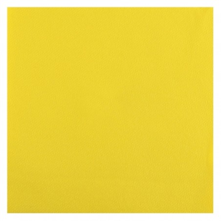 25 SERVIETTES RAINBOW ARLAID JAUNE  40 X 40 CM 