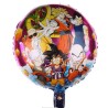 BALLON METALLIQUE ROND  DRAGON BALL Z   45 CM 