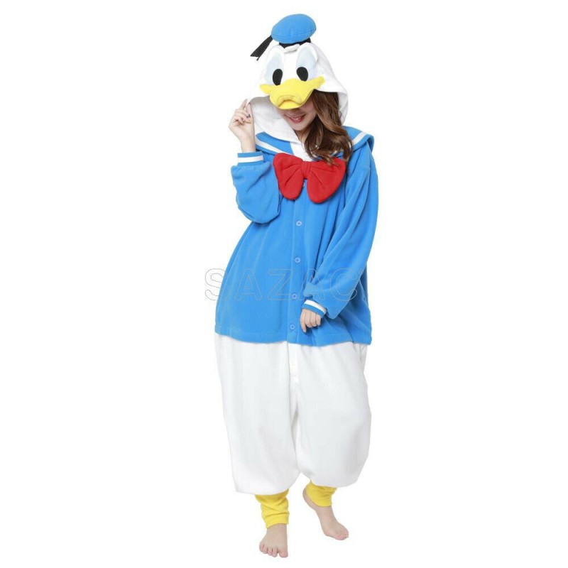 DEGUISEMENT CANARD BLEU DONALD KIGURUMI TAILLE L