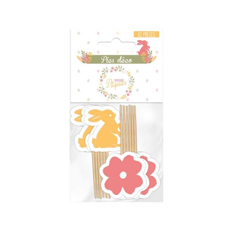 SACHET DE 12 PICS PAQUES