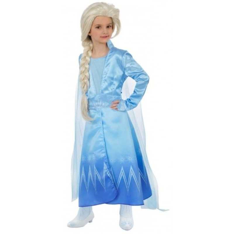 DEGUISEMENT FILLE REINE DES GLACES TAILLE 128 CM 