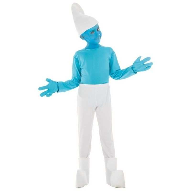 DEGUISEMENT ENFANT SCHTROUMPF TAILLE 116 CM 