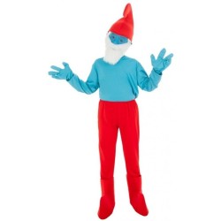 DEGUISEMENT ENFANT GRAND SCHTROUMPF TAILLE 140 CM