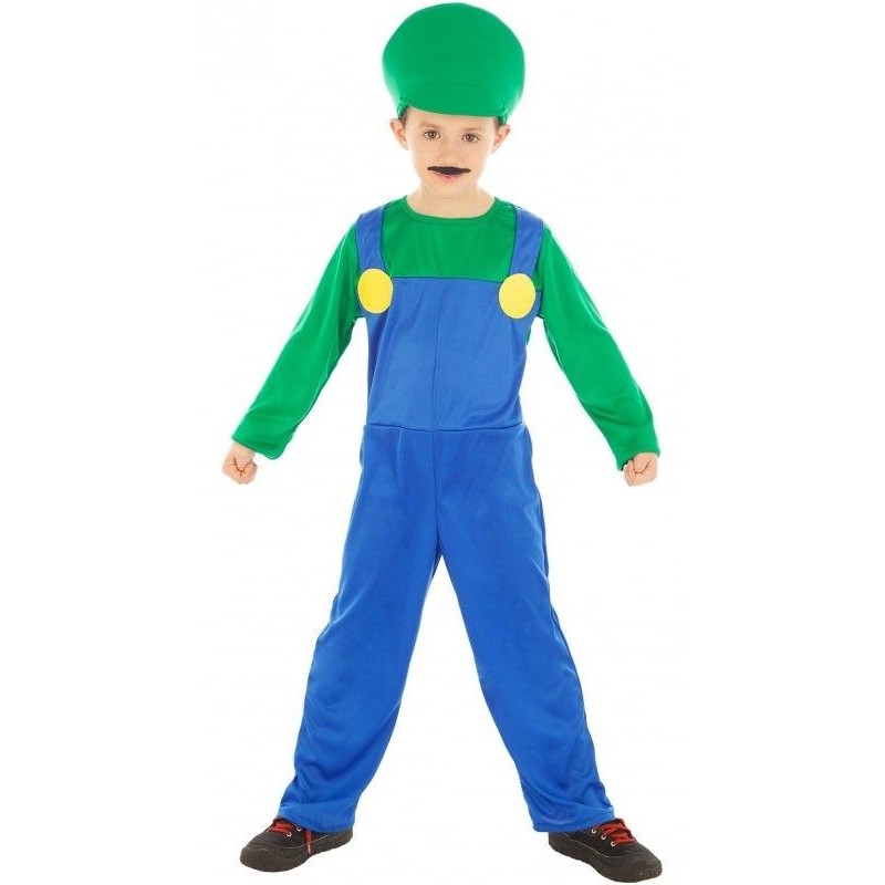 DEGUISEMENT PLOMBIER VERT TAILLE 152 CM 