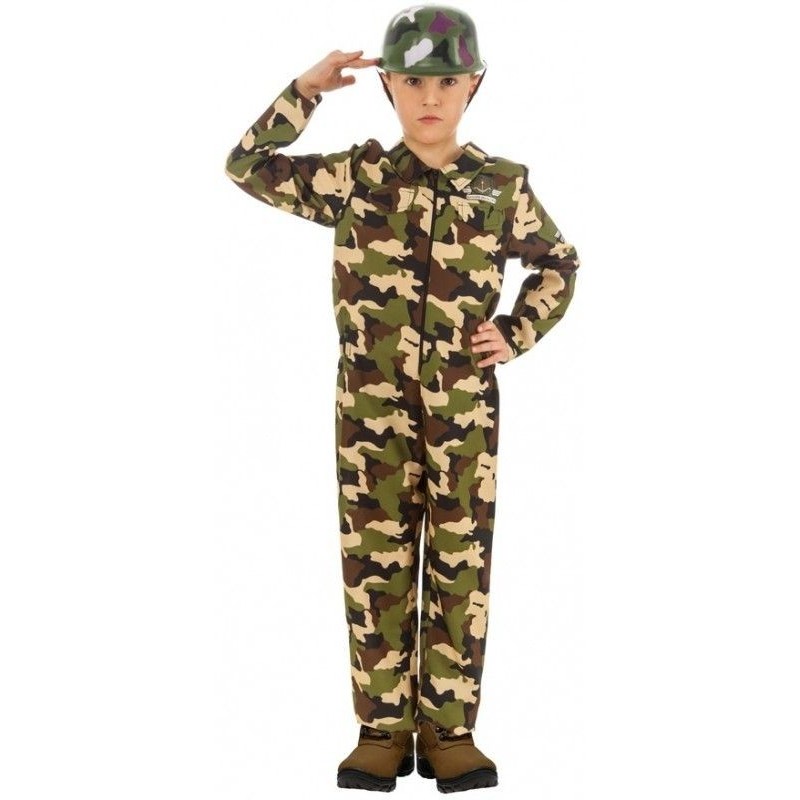 DEGUISEMENT ENFANT SOLDAT TAILLE 128 CM  DEGUISEMENT ENFANT SOLDAT TAILLE 128 CM