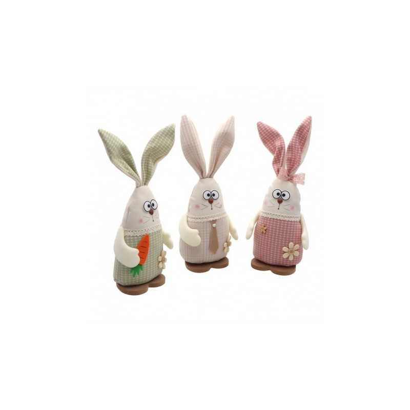 LAPIN RIGOLO 12 X 9 X 32 CM HAUTEUR