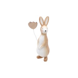 LAPIN RESINE  4 X 4.5 X 12 CM DE HAUTEUR 