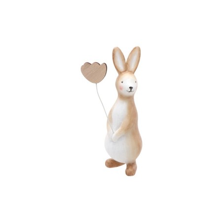 LAPIN RESINE  4 X 4.5 X 12 CM DE HAUTEUR 