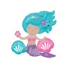 BALLON METALLIQUE SIRENE 45 X 43 CM 