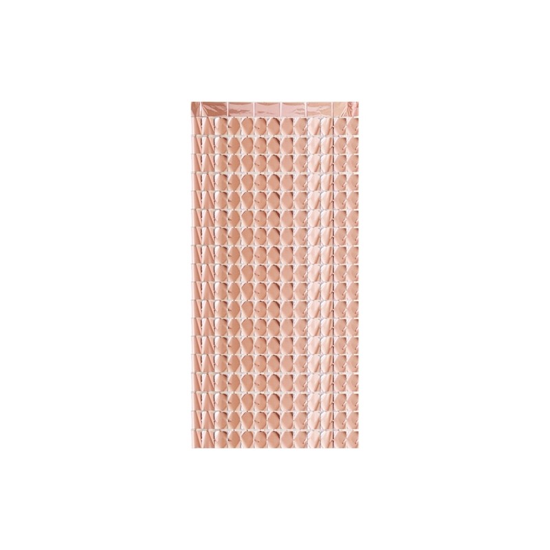 RIDEAU MURAL ROSE GOLD  100 X 200 CM 