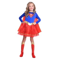 DEGUISEMENT FILLE SUPERGIRL TAILLE 8-10 ANS