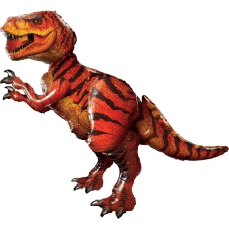 BALLON METALLIQUE AIRWALKER JURASSIC  WORLD T-REX 172 CM 