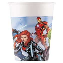 8 GOBELETS AVENGERS 200 ML 