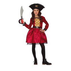 DEGUISEMENT ENFANT FILLE  PIRATE  TAILLE 5-6 ANS 