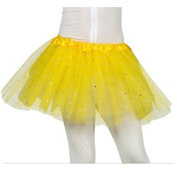 TUTU JAUNE BRILLANT 30 CM 