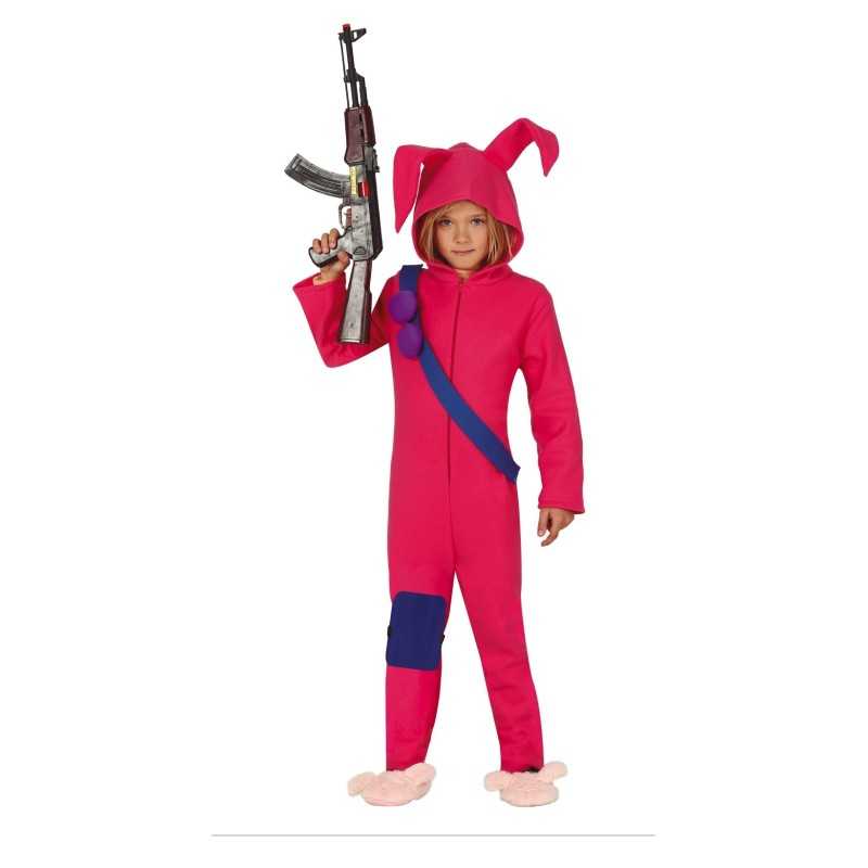 DEGUISEMENT ENFANT LAPIN TUEUR ROSE TAILLE 10-12 ANS 