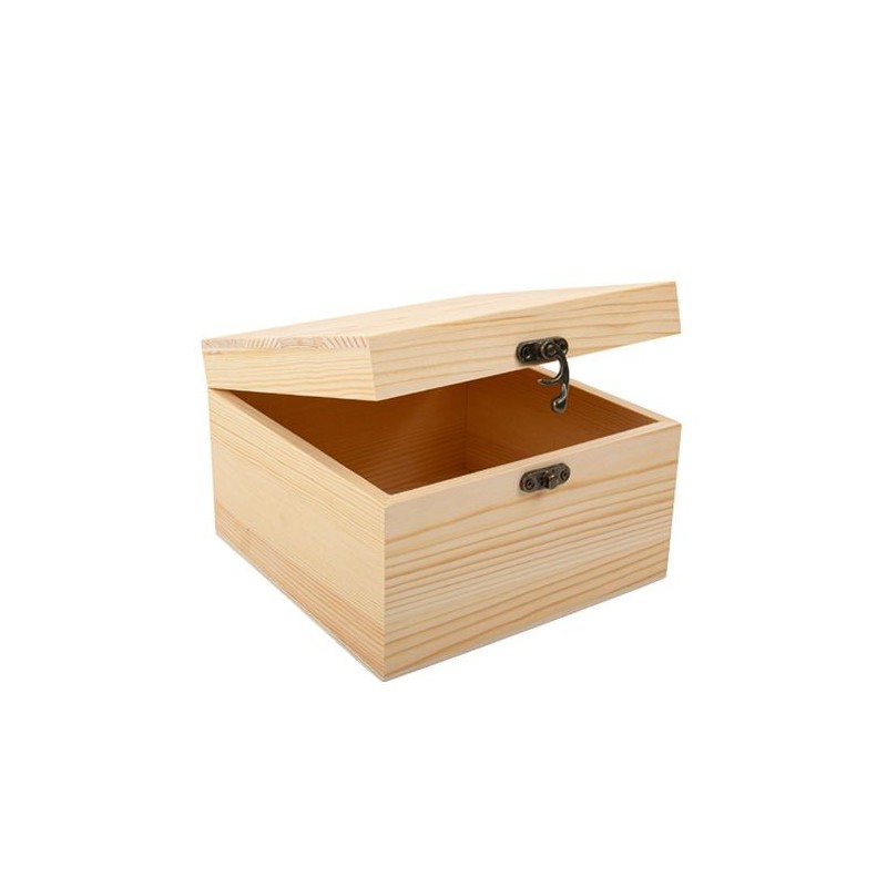 BOITE EN BOIS 17 X 11 X 17CM BOITE EN BOIS 17 X 11 X 17CM
