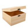 BOITE EN BOIS 17 X 11 X 17CM BOITE EN BOIS 17 X 11 X 17CM