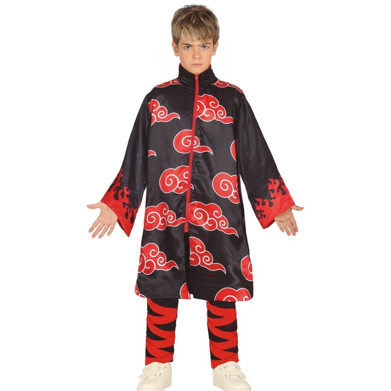 DEGUISEMENT NARUTO ITACHI MANTEAU TAILLE 10-12 ANS