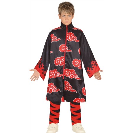 DEGUISEMENT NARUTO ITACHI MANTEAU TAILLE 10-12 ANS