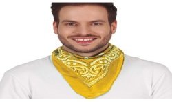 BANDANA COW BOY JAUNE WESTEN