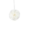 BOULE DE ROSES MOUSSE BLANCHE 12.5CM