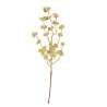 BRANCHE D'EUCALYPTUS PAILLETTES OR 30 CM 