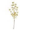 BRANCHE D'EUCALYPTUS PAILLETTES OR 30 CM
