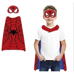 CAPE ET MASQUE ROUGE SUPER HERO SPIDER