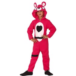 DEGUISEMENT ENFANT OURS ROSE TAILLE 7-9 ANS
