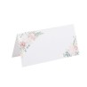 10 MARQUE-PLACES PEONY ROSE GOLD ET VEGETAL 8 X 4 CM 