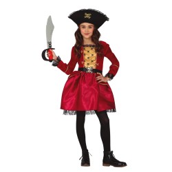 DEGUISEMENT ENFANT FILLE  PIRATE  TAILLE 7-9 ANS 