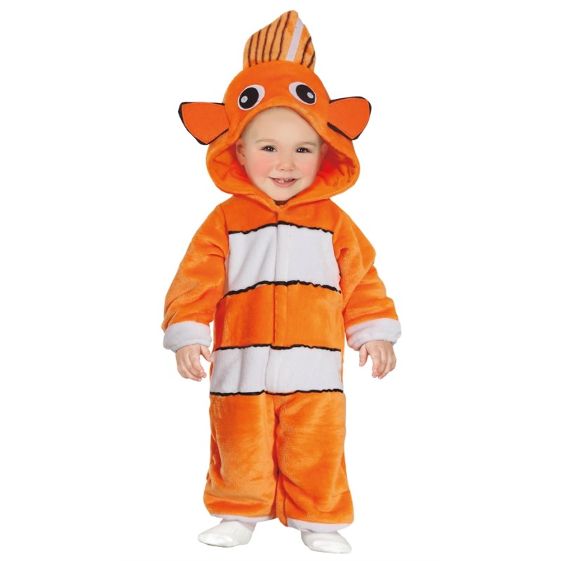 DEGUISEMENT BEBE POISSON CLOWN TAILLE 12-18 MOIS