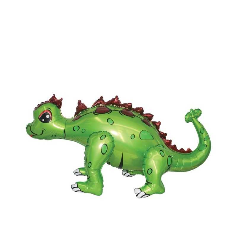 BALLON METALLIQUE DINOSSAURE ANCHILOSAURO VERT 73 CM
