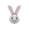 BALLON METALLIQUE TETE DE LAPIN 94 CM 