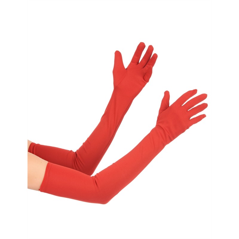 GANTS ROUGE LONGS 