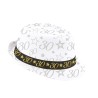 CHAPEAU BORSALINO BLANC ANNIVERSAIRE 30 ANS 